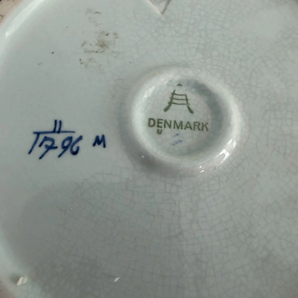 Royal Copenhagen Tranquebar Blue Candle Holder